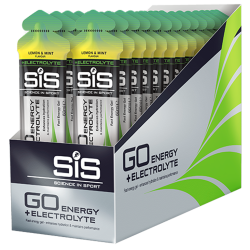 SiS GO Electrolyte Gel - Lemon & Mint - 30 x 60 ml (Best Before Date: 31-May-2025)