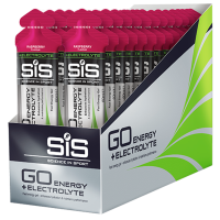 SiS GO Electrolyte Gel - Raspberry - 30 x 60 ml (Best Before Date: 30-November-2023)