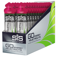 SiS GO Electrolyte Gel - Raspberry - 30 x 60 ml (Best Before Date: 30-June-2025)